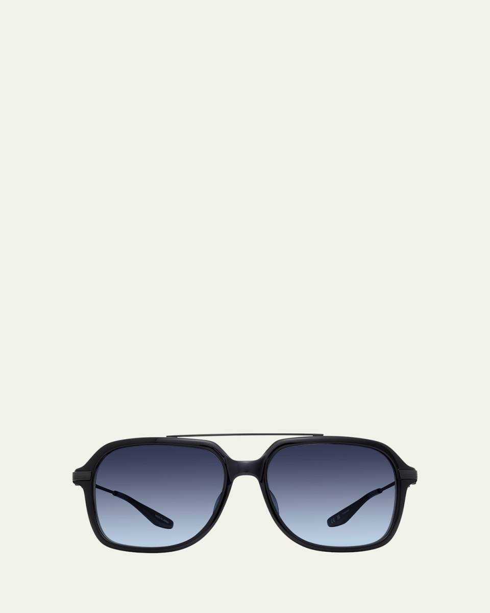 D. Ellis Titanium Aviator Sunglasses